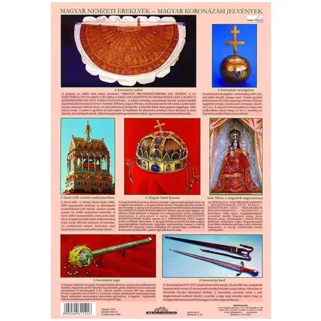 STIEFEL Tanulói munkalap, A4,  STIEFEL "Magyar nemzeti jelképek és ereklyék"