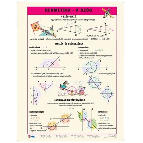 STIEFEL Tanulói munkalap, A4, STIEFEL "Geometria -a szög"