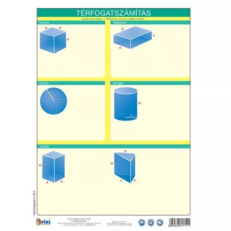 STIEFEL Tanulói munkalap, A4, STIEFEL "Térfogatszámítás /munkaoldal"