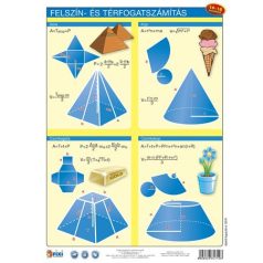   STIEFEL Tanulói munkalap, A4, STIEFEL "Felszín és térfogatszámítás /munkaoldal"