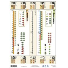   STIEFEL Tanulói munkalap, A4, STIEFEL"Ismerkedés a számegyenessel"