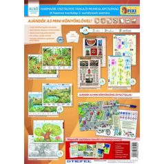   STIEFEL Tanulói munkalap csomag, 5 munkalap, 1 alátét, filc, STIEFEL "III. osztály"