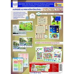   STIEFEL Tanulói munkalap csomag, 5 munkalap, 1 alátét, filc, STIEFEL "IV. osztály"