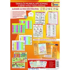   STIEFEL Tanulói munkalap csomag, 5 munkalap, 1 alátét, filc, STIEFEL "Német nyelvtanulás"