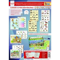   STIEFEL Tanulói munkalap csomag, 5 munkalap, 1 alátét, filc, STIEFEL "Természetismeret alsósoknak"