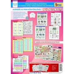   STIEFEL Tanulói munkalap csomag, 5 munkalap, 1 alátét, filc, STIEFEL "Angol haladóknak"