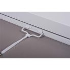 VICTORIA VISUAL Vetítővászon, fali, rolós, 1:1, 160x160cm, VICTORIA VISUAL