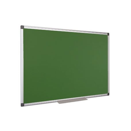 Krétás tábla, zöld felület, nem mágneses, 120x240 cm, alumínium keret