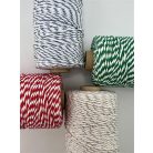 VICTORIA FACILITY Dekorzsineg, pékzsineg, arany-fehér, pamut, 100 g, VICTORIA FACILITY